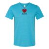 Unisex Triblend V-Neck Tee Thumbnail