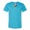 Unisex Triblend V-Neck Tee Thumbnail