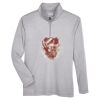 Youth Zone Sonic Heather Performance Quarter-Zip Pullover Thumbnail